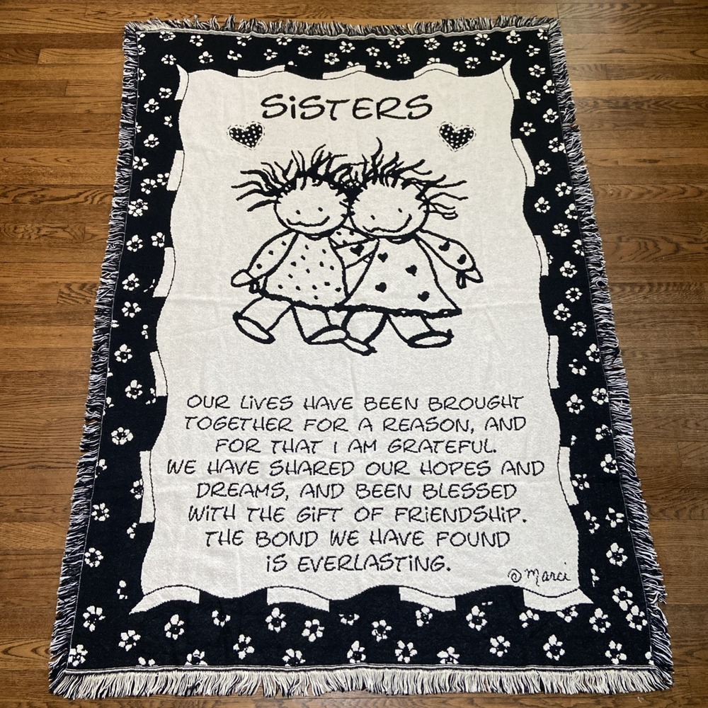 Sisters in Spirit AND Sisters Marci Children of the Inner Light Tapestry Blanket